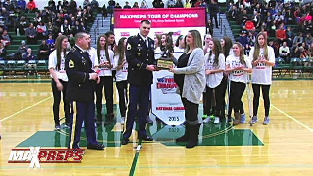 The MaxPreps Tour of Champions presented by the Army National Guard, stopped at Novi (MI) to present the girls volleyball team with the prestigious Army National Guard National Rankings Trophy. Video by: Vincent Wortmann