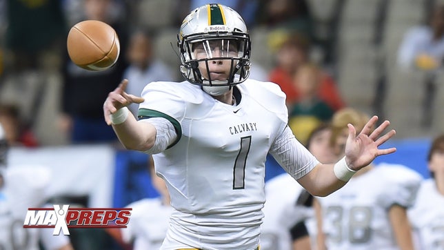 http://www.maxpreps.com/athlete/shea-patterson/EO2mGgUtEeOZ5AAmVebBJg/default.htm

Highlights of Calvary Baptist's (LA) 6'2" 195 pound five-star quarterback Shea Patterson.