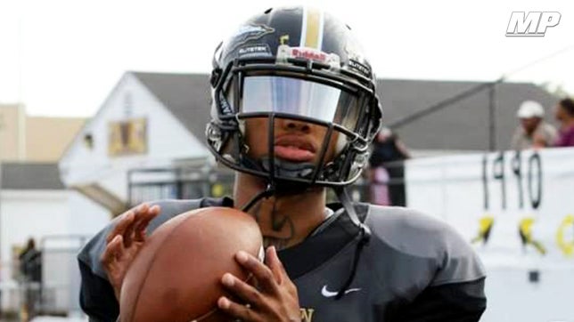 Warren G. Harding's (OH) 4-star athlete Lynn Bowden pulls off a big-time touchdown run for this #MPTopPlay.