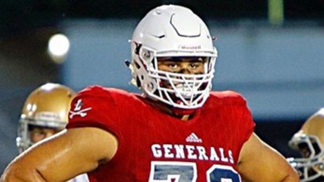Senior highlights of 4-star offensive tackle Jedrick Wills.
