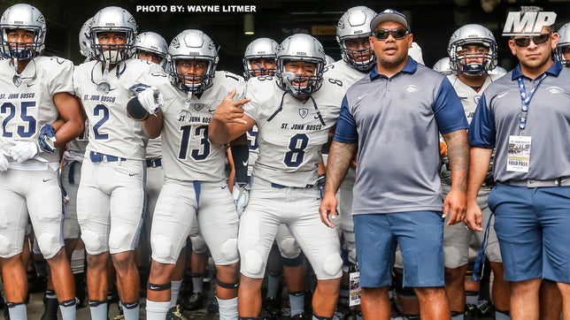 The St. John Bosco Braves win their first CIF Southern Section title since 2013 after beating Mater Dei in the CIF SS D1 championship game.