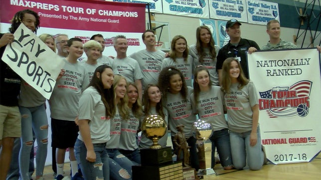 The MaxPreps Tour of Champions presented by the Army National Guard, stopped at Central Valley (WA) high school to present the girls basketball team with the prestigious Army National Guard National Rankings Trophy. Video by: Jarod Breshears