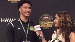 Interview with future Stanford wide receiver Michael Wilson at the 2018 Polynesian Bowl