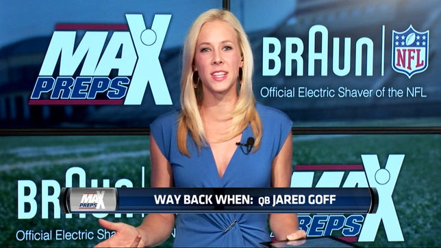 Jared Goff back in the day before the NFL Draft.
