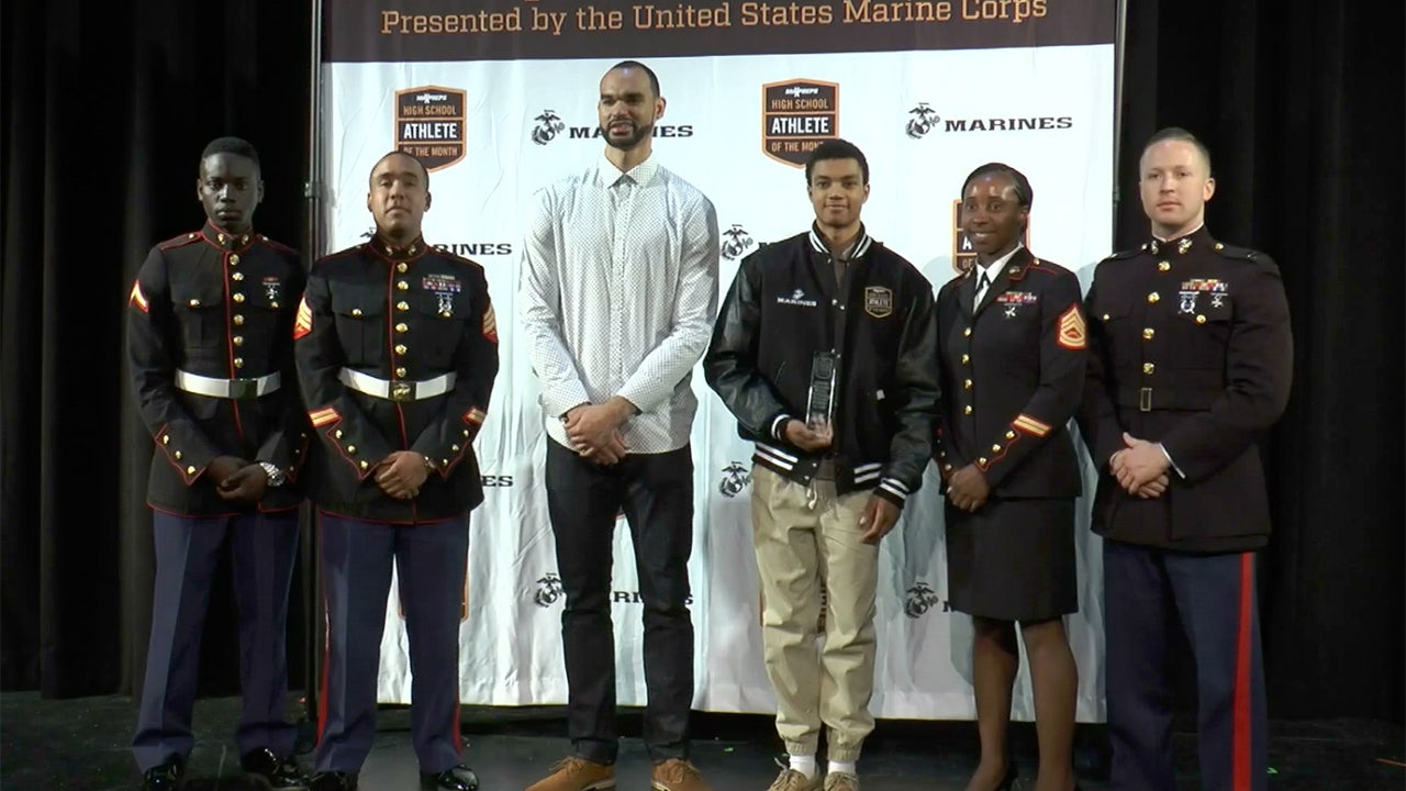 HS Athlete of the Month Ceremony - Elijah Bowens