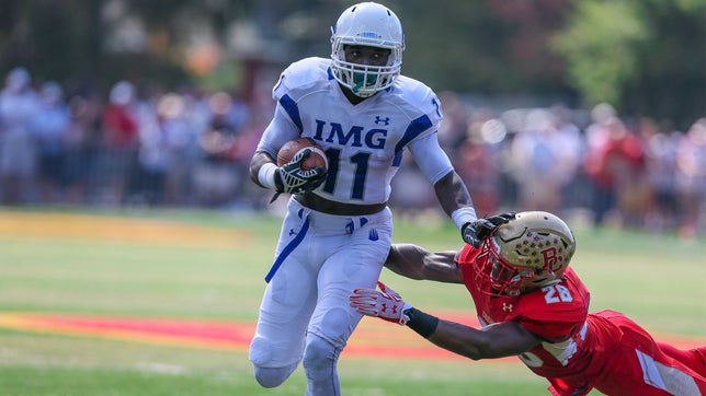 The top five plays from IMG Academy's (FL) four-star wide receiver Drake Davis.