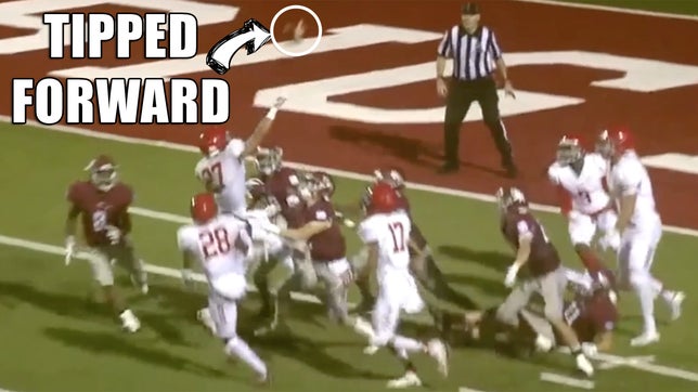 The Brentwood Academy vs. Montgomery Bell Academy game had some quick wit and hands right before half. Courtesy WZTV Fox 17 News