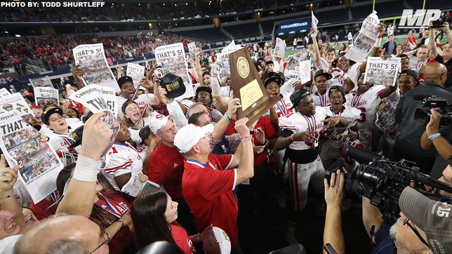 Carthage (TX) beat Abilene Wylie (TX) 31-17 in the 4A-D1 UIL Texas state championship game. It was their fifth state title over the last decade.