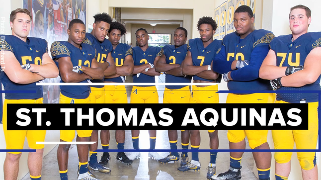 Zack Poff takes a look at the St. Thomas Aquinas Raiders, the No. 5 team in our Top 25 Early Contenders.