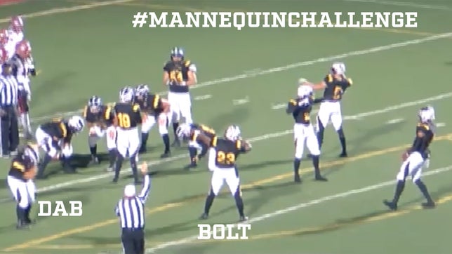 Del Oro (CA) pulls off the mannequin challenge after their first score of the game.