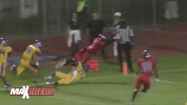 Serra's (CA) four-star safety Brandon Burton makes a big-time play on offense with this catch and score against Bishop Amat (CA).
