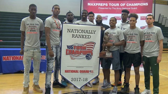The MaxPreps Tour of Champions presented by the Army National Guard, stopped at Oak Ridge (FL) high school to present the boys basketball team with the prestigious Army National Guard National Rankings Trophy. Video by: Brian Kane