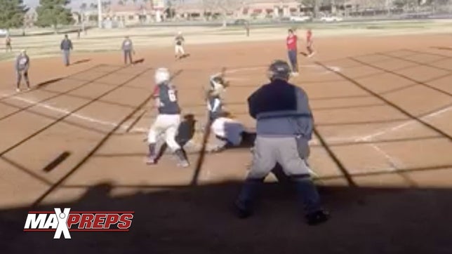 http://www.maxpreps.com/high-schools/rancho-buena-vista-longhorns-(vista,ca)/softball/home.htm

Reagan Seamon steals home in a USSSA Showcase game.