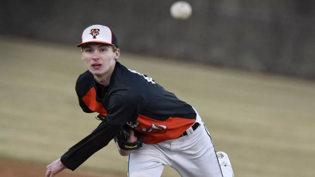 Highlights of 6-foot-11 pitcher Trevor Koenig of St. Cloud Tech (MN). Koenig was drafted in the 40th round by the Milwaukee Brewers.