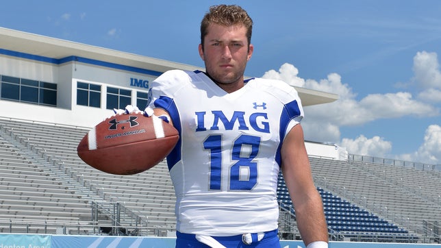 The top five plays of IMG Academy's (FL) five-star tight end Isaac Nauta, the top rated TE in the 2016 class.
