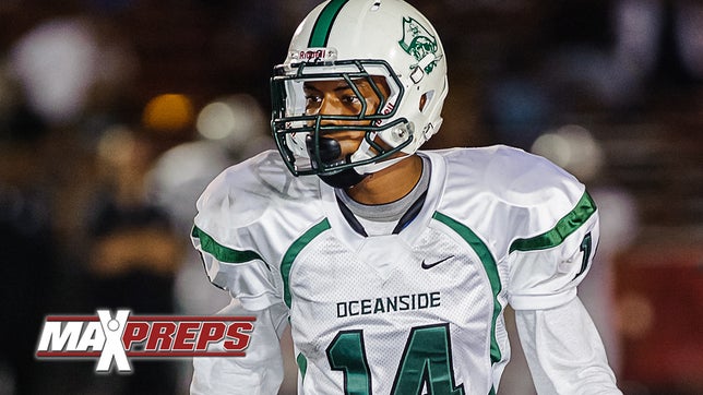 Jordan Miller (Washington Commit) - CB - Oceanside (CA) 2014 Highlights