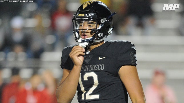 Sophomore highlights of St. John Bosco's (CA) 4-star quarterback DJ Uiagalelei. Uiagalelei was named the 2017 MaxPreps Sophomore of the Year.