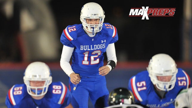 Folsom (CA) quarterback throws six touchdown passes in win over Monterey Trail to give him 76 on the season.