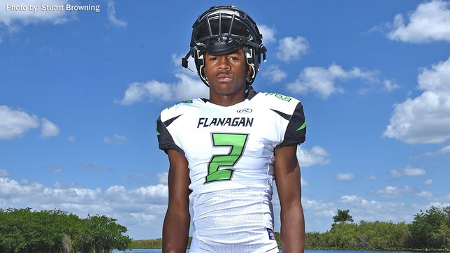 Highlights of Flanagan's (FL) four-star cornerback Stanford Samuels.