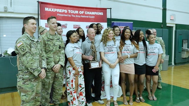 The MaxPreps Tour of Champions presented by the Army National Guard, stopped at Richwoods (IL) high school to present the girls basketball team with the prestigious Army National Guard National Rankings Trophy. Video by: Seph Bennett