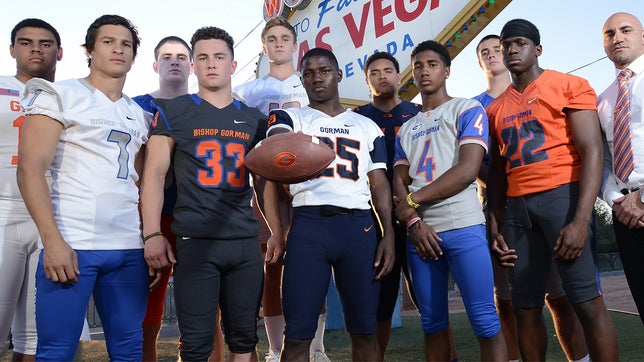 The No. 1 team in our Xcellent 25 rankings, presented by the Army National Guard, Bishop Gorman, travel to Utah to take on the top rated team in the state, Bingham in one of the "Top 10 Games of the Week."