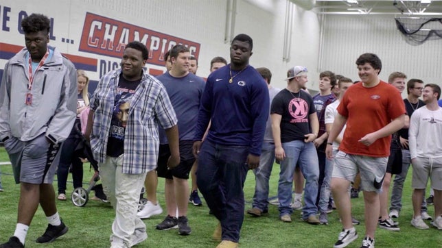 The MaxPreps Tour of Champions presented by the Army National Guard, stopped at Allen (TX) high school to present the football team with the prestigious Army National Guard National Rankings Trophy. Video by: Jared Phelps
