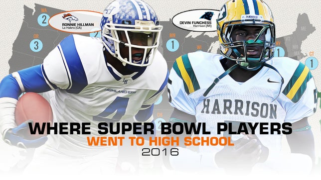 Where Super Bowl Players Went to High School 2016