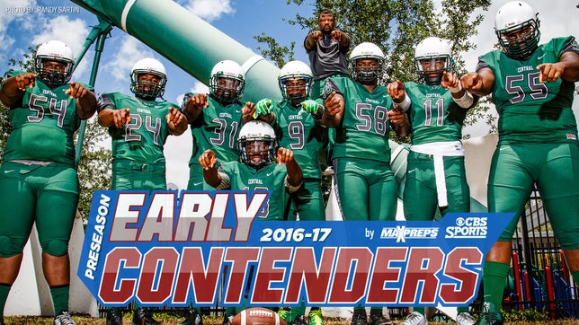 Football Early Contenders: Miami Central out of Florida is #16 overall.