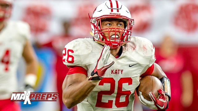 http://www.maxpreps.com/athlete/rodney-anderson/C-PWZfTyEeKZ5AAmVebBJg/default.htm

2014 Highlights of Katy's 6'1" 205-pound 4-Star running back Rodney Anderson.