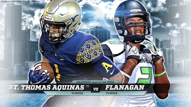 St. Thomas Aquinas (FL) vs. Flanagan (FL) leads this week's Top 10 games.