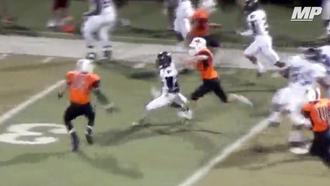 Fulton's (TN) 3-star athlete Zack Dobson shows why he is one of the top athletes in the 2017 class after this impressive touchdown against Morristown East Hamblen.