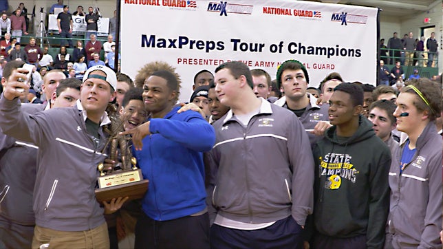 TOC 2014-15 The MaxPreps Tour of Champions presented by the Army National Guard, stopped at St. Edward (Lakewood, OH) to present the football team with the prestigious Army National Guard National Rankings Trophy. Video by: Don Gregory