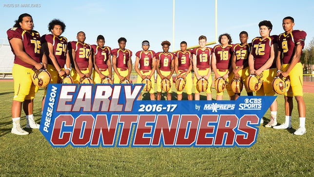 Football Early Contenders: Mountain Pointe out of Arizona is #23 overall.
