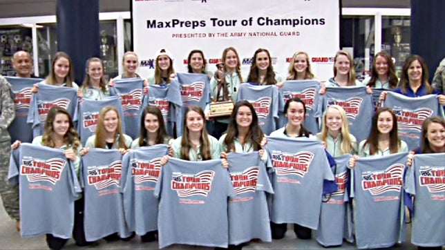 TOC 2014-15 The MaxPreps Tour of Champions presented by the Army National Guard, stopped at Timpagnos (Orem, UT) to present the girls soccer team with the prestigious Army National Guard National Rankings Trophy. Video by: Jeremy Brunner