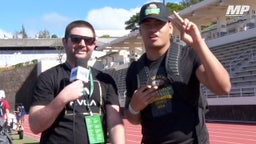 5-star USC signee Palaie Gaoteote interview at the Polynesian Bowl