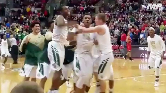 St. Vincent-St. Mary's (OH) Jayvon Graves gets a crucial steal then eventually hits the game-winning bucket on the baseline to send them to the Division 2 state championship game.

Video courtesy - @STVATHLETICS & @MedleyHoops