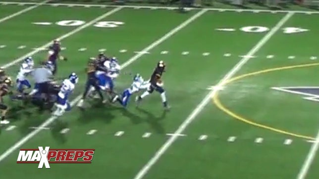 http://www.maxpreps.com/athlete/maxwell-joseph/by3aVfTrEeKZ5AAmVebBJg/default.htm

Naple's (FL) stud running back Max Joseph takes this one 75-yards to house.