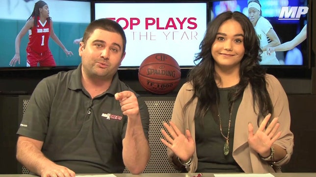 Zack Poff and Myckena Guerrero take a look at the Top 10 girls basketball plays of the 2016-17 season.