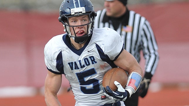 Stanford's Christian McCaffrey is having a stellar sophomore season, he's on pace to break Barry Sander's record for most all-purpose yards in a season. Back in high school at Valor Christian (CO) he was must watch TV, and he helped lead the Highlanders to four state titles.