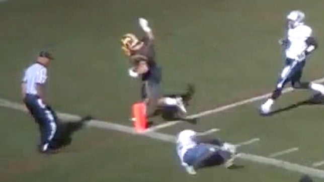 Adrian Feliz-Platt of Seneca Valley (MD) broke Maryland state record with 9 TDs in 1 game. Also set another state record for most points with 54.