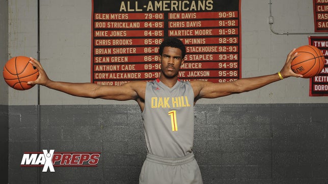 Daniel Giddens is the starting center for Oak Hill Academy in Virginia.  He is ranked #25 in the class of 2015 by 247sports.