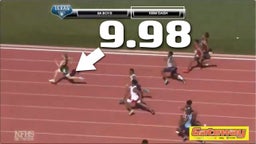 9.98 100m - HS Record