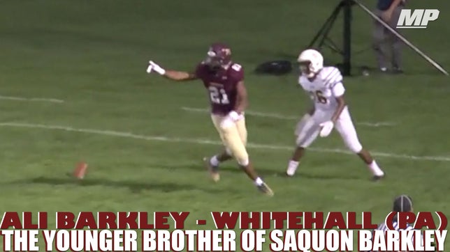 Junior highlights of Whitehall's (PA) Ali Barkley, the younger brother of the New York Giants' Saquon Barkley.