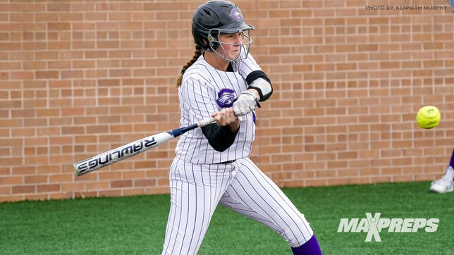 Crowley Sophomore, Allie Jeter hit four home runs against Everman.