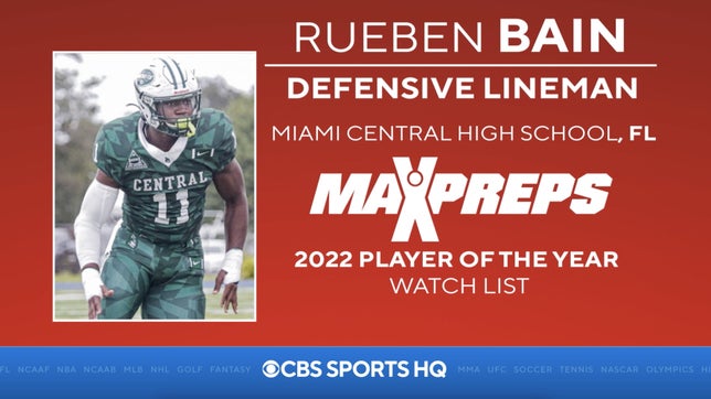 CBS HQ's Emily Proud takes a look at Miami Central's (FL) four-star defensive lineman Rueben Bain and the dominant senior season he is having for the third-ranked Rockets.