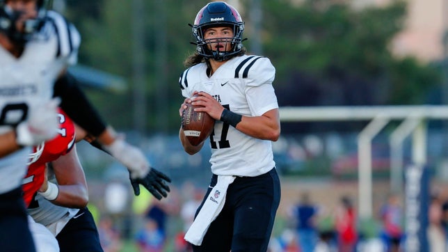 Junior season highlights of Murrieta Valley's (Murrieta, CA) 4-star quarterback Bear Bachmeier.