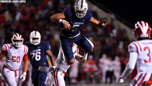 Highlights of No. 2 St. John Bosco's (CA) 39-34 win over No. 1 Mater Dei (CA) in the CIF Southern Section Division 1 championship.