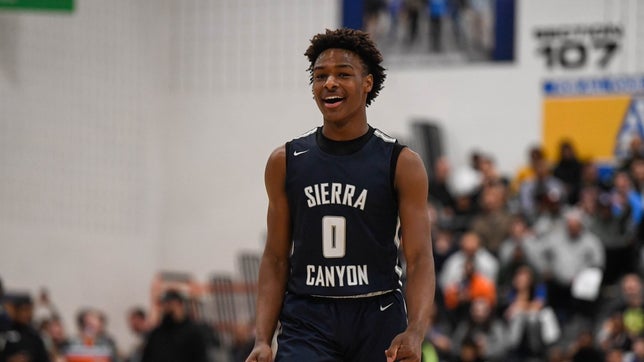 Highlights of Sierra Canyon freshman guard Bronny James in action in 2019-20.