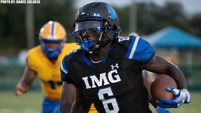 Junior highlights of IMG Academy's (FL) 4-star running back Lovasea Carroll.