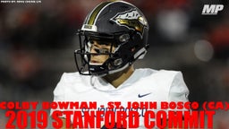 Stanford commit Colby Bowman highlights
